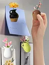 3D Ceramic Vases Fridge Magnet Decorative Vase Fridge Magnet for Fridge Ornament
