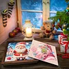DIY Diamond Painting Wooden Advent Calendar Christmas Countdown Gift Box Kits