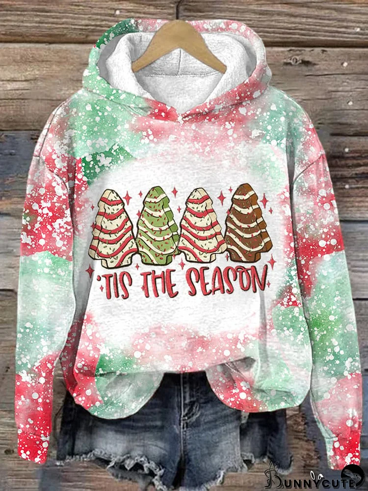 Women's TIS THE SEASON Cake Print Sweatshirt