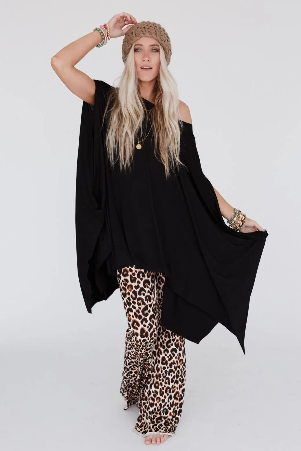 The Wren Tunic - Black