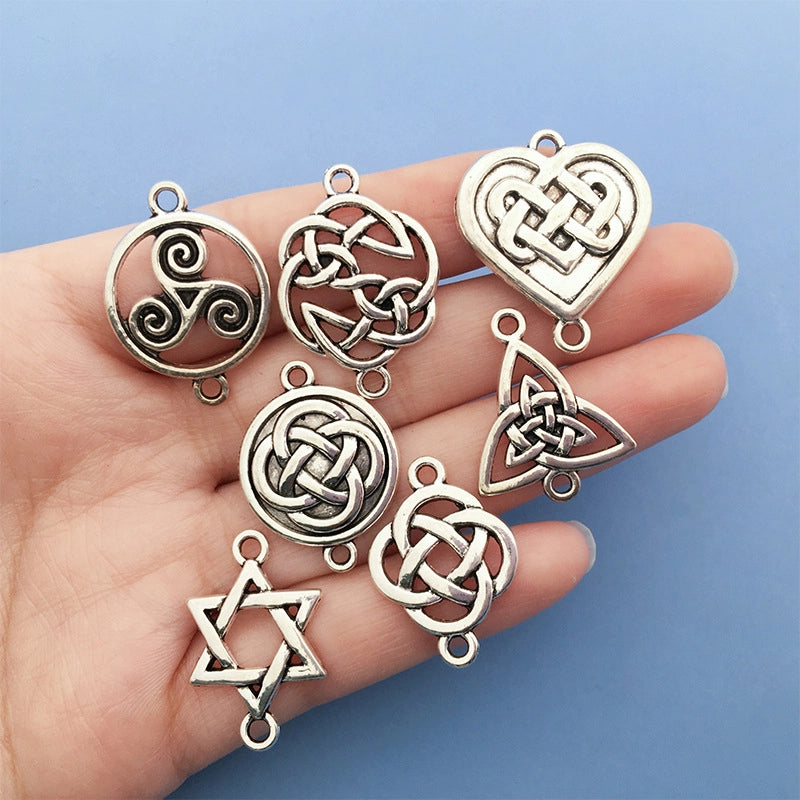 1 Piece 20 * 25mm Alloy Witches Knot Jewelry Accessories Pendant