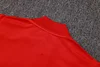 Joyfball 2025/2026 Manchester United Half-Pull Training Suit Retro Version Red Football Shirt 1:1 Thai Quality