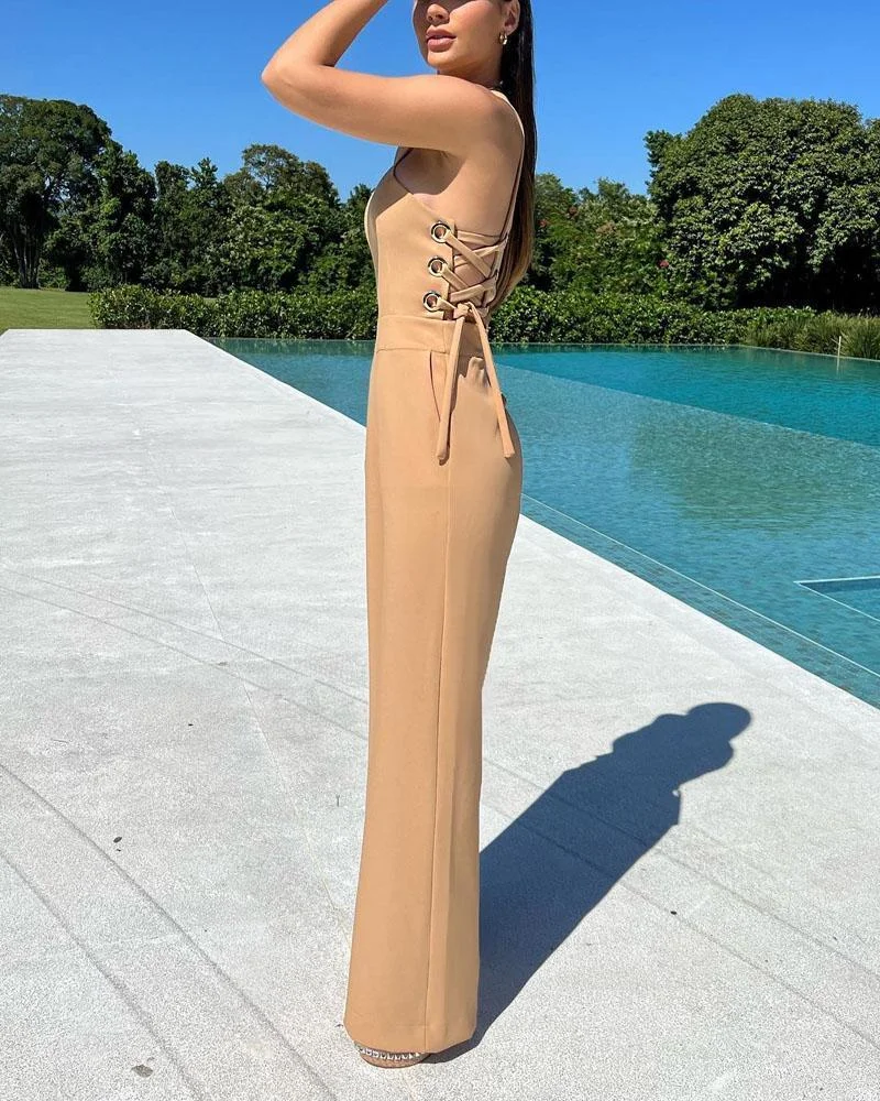 Fashion Style Strap Jumpsuit