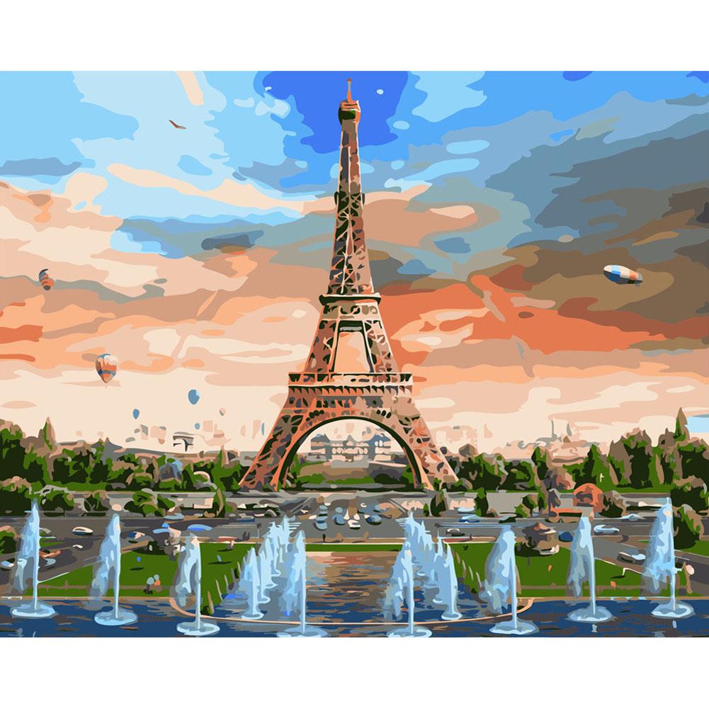 

40x50cm - Paint By Numbers Famous Tower, 501 Original