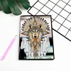 Indian Wolf Special Shaped A5 5D DIY Diamond Art Painting Notebook Kit