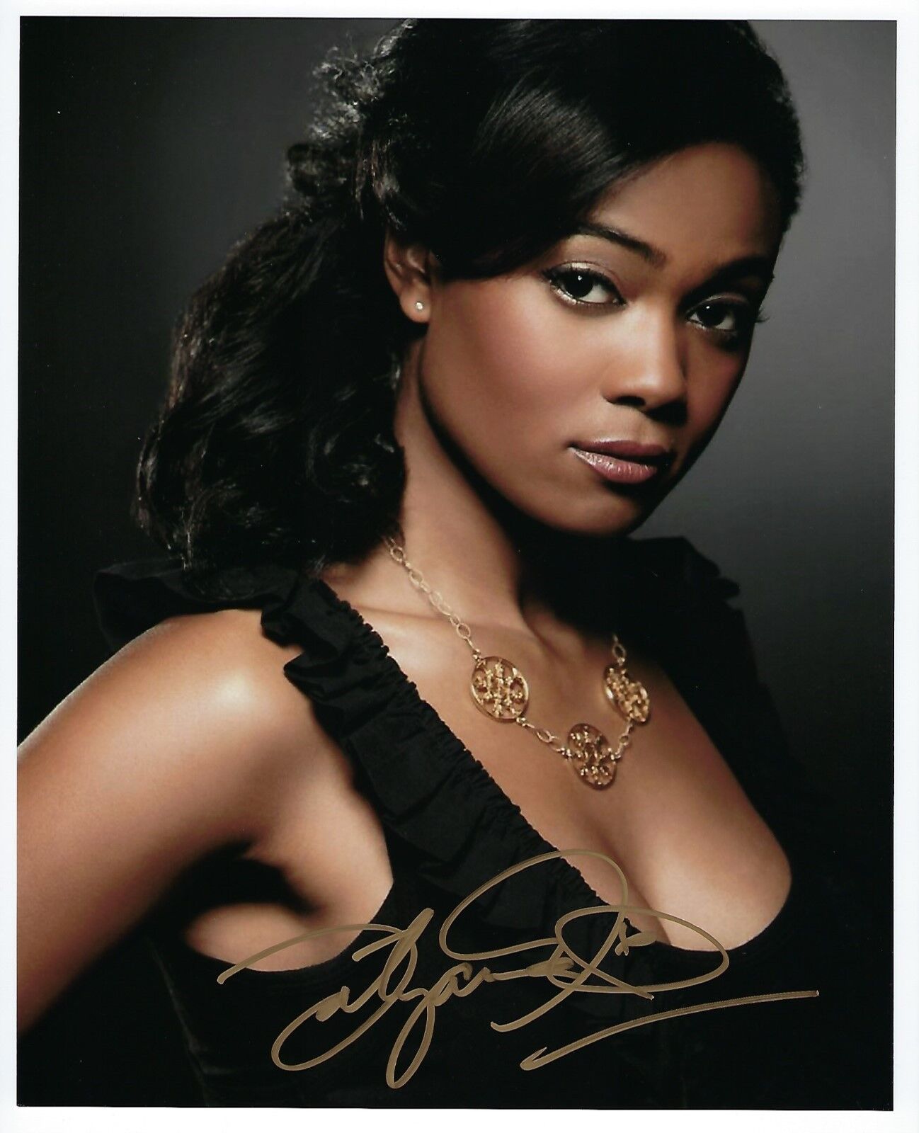 Tatyana Ali signed Photo Poster painting