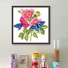 Butterfly - 9CT Partial Beaded Cross Stitch Kit(27x27cm)