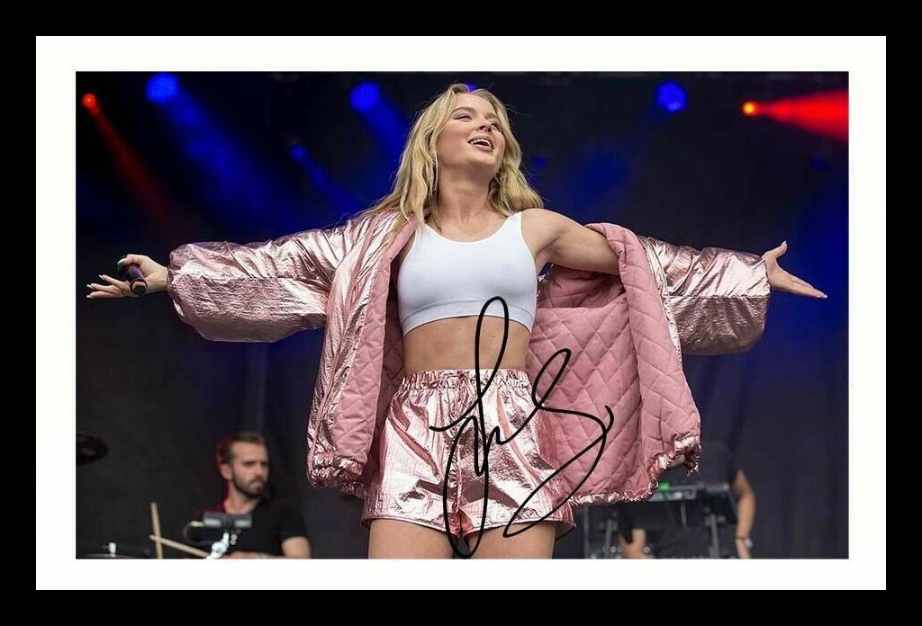 Zara Larsson Autograph Signed & Framed Photo Poster painting 3