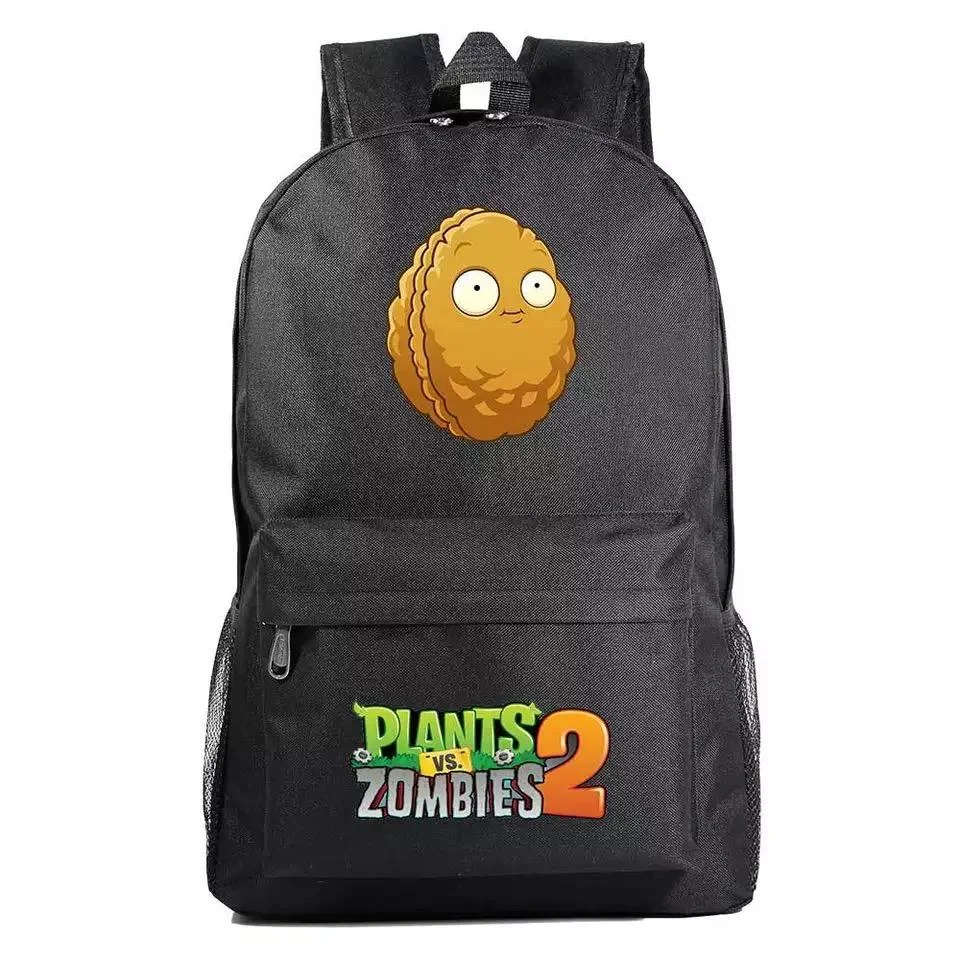 Buzzdaisy Plants VS Zombie Wall Nut Cosplay Backpack School Bag Water Proof