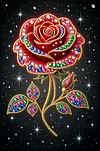 Luxury AB Velvet Diamond Painting Kit - Flower