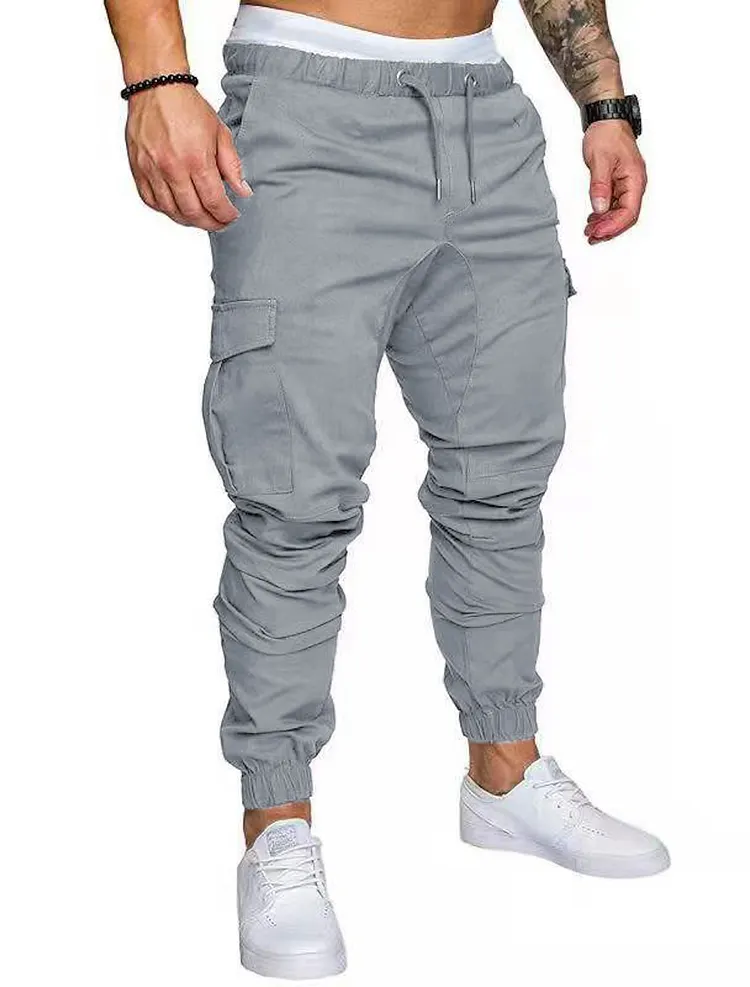Men's Tactical Cargo Jogger Multiple Pockets Pants
