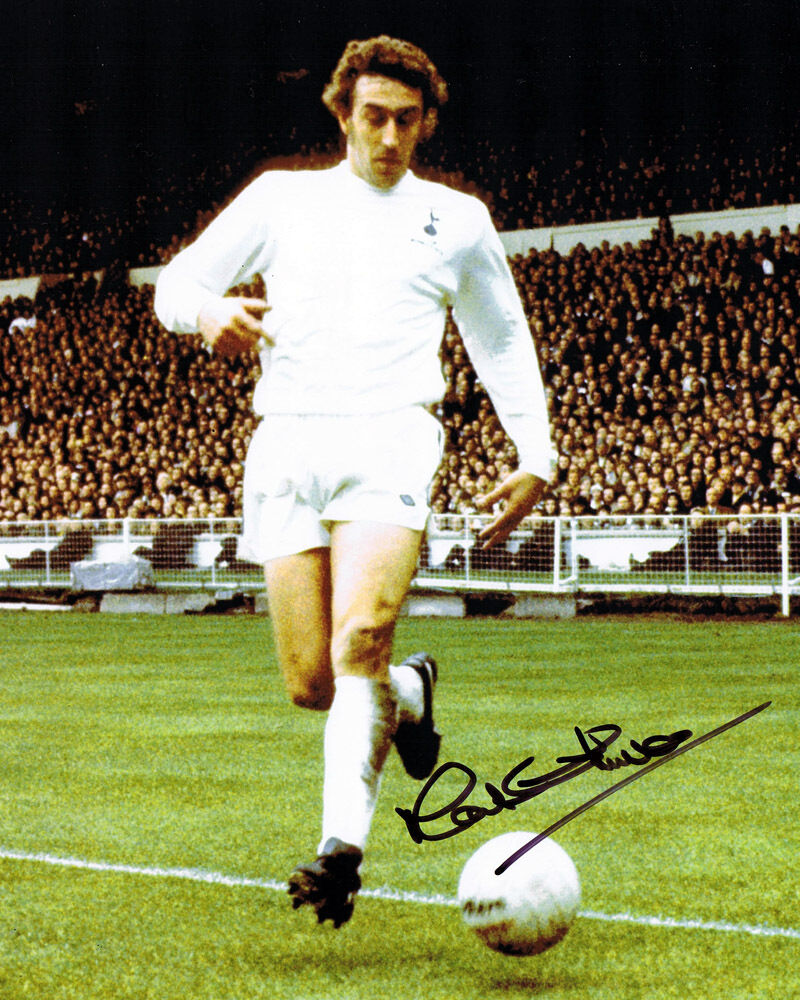 Martin Chivers SIGNED AUTOGRAPH Tottenham Hotspur Legend 10x8 Photo Poster painting AFTAL RD COA