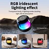 Mini Bluetooth Speaker fingertip gyro Rotating Decompression | Portable RGB Ambient Light Sound Outdoor subwoofer Portable | Support TF Card | TWS Interconnection | Bluetooth 5.4 | Hands-Free Call