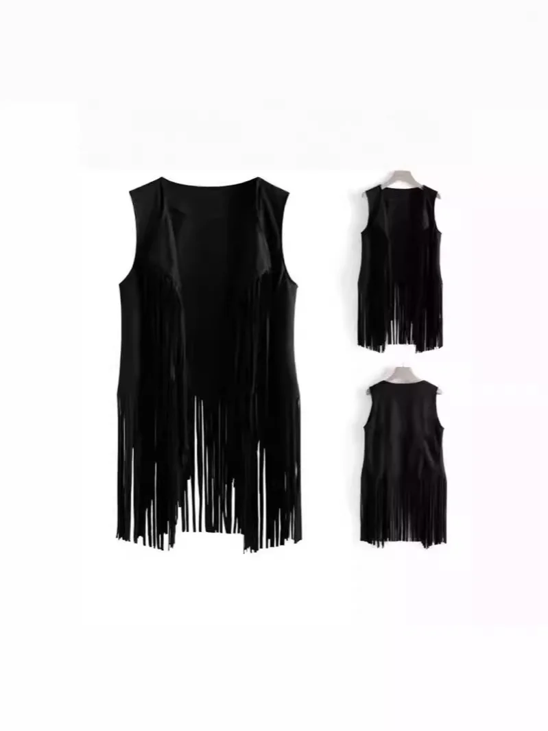 Athvotar Athvotar The Same Day, The New Tumaco Coat Lady Deer-Skinless Long Vest Open Shirt