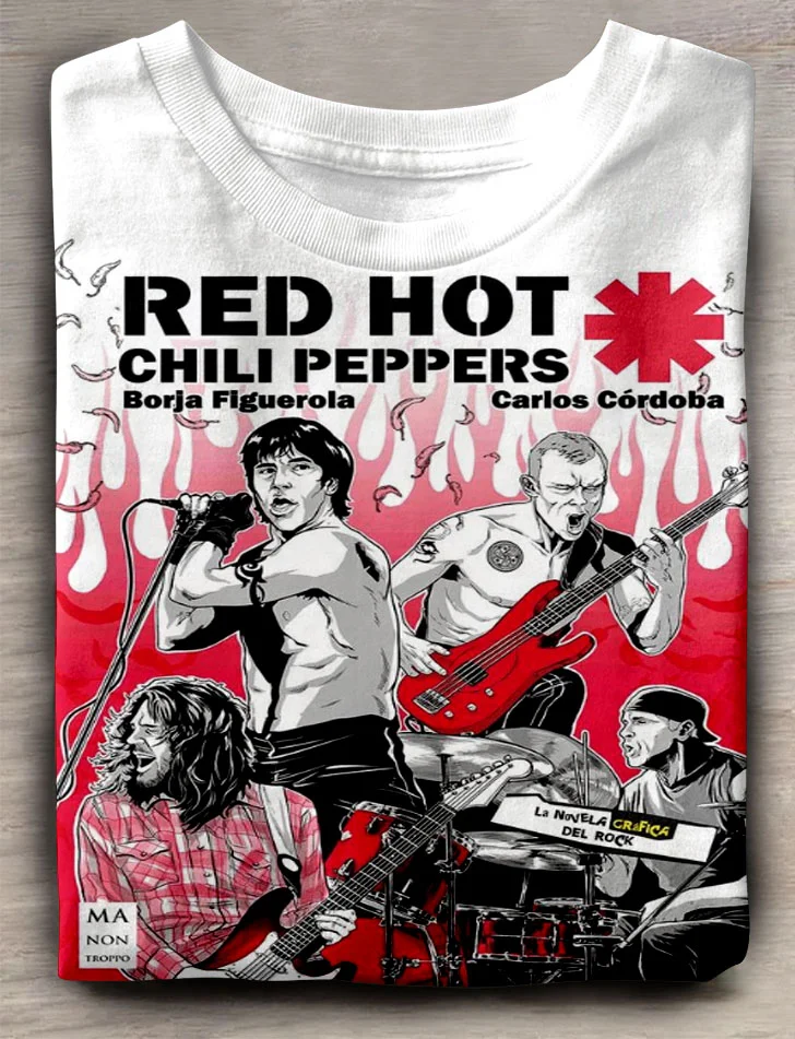 Teecade Teecade Red Hot Chili Peppers Take The Instrument T-shirt