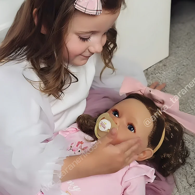 Babeside Quiet Reborn Baby Daisy 20'' Toddler Girl Love Around Mom's Side