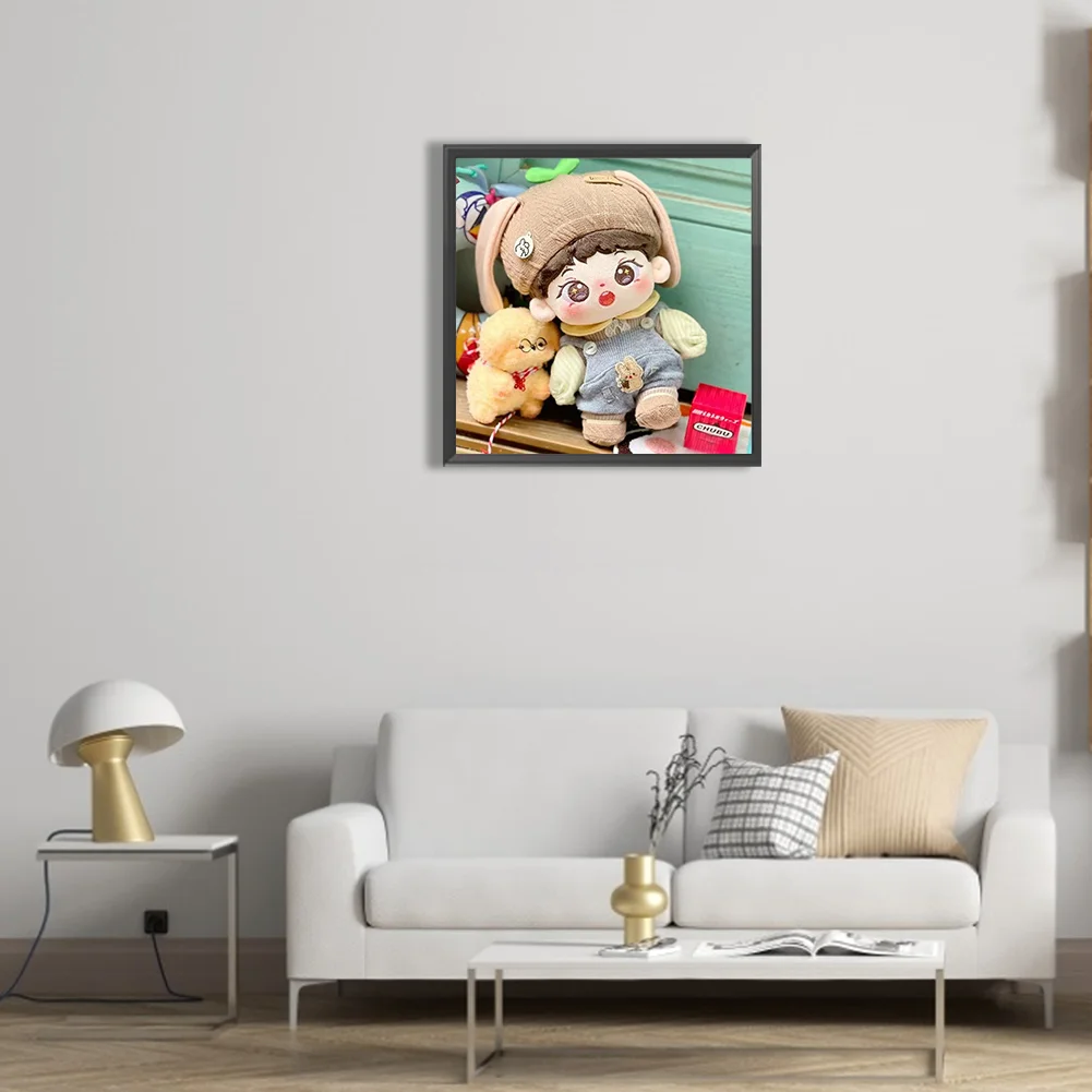 Diamond Painting - Full Round Drill - Cartoon Doll(Canvas|30*30cm)