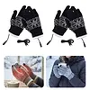 USB Electric Heated Gloves Touchscreen Thick Cycling Glove for Winter Ski Sports