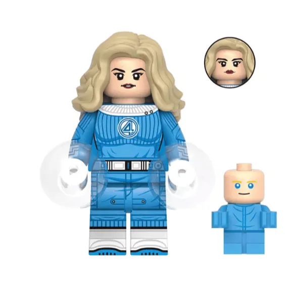 Invisible Woman (Fantastic Four First Steps) Custom Marvel Superhero Minifigure Minifigure Bricks monstertoys