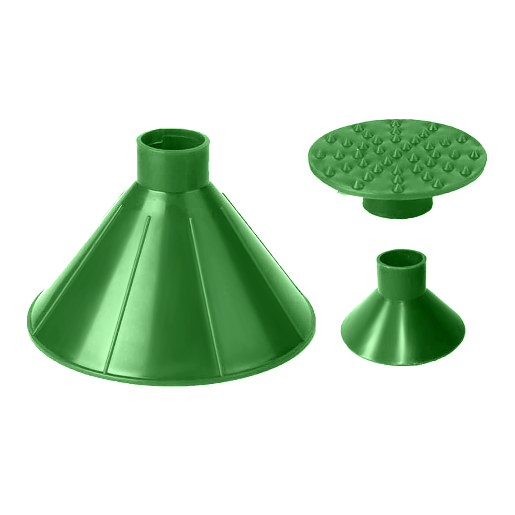 

Dual Funnel Car Window Windshield Magical Ice Scraper Snow Remover (Green), 501 Original