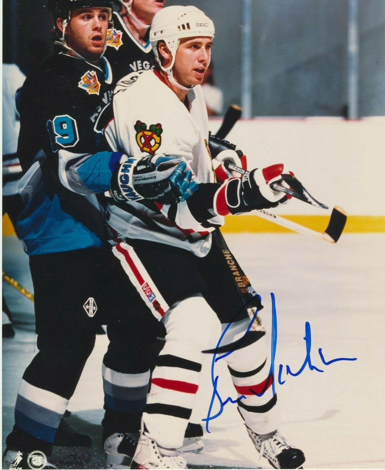 IIya Kovalchuk Autographed 8x10 Chicago BlackhawksB796