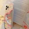 Cute Cartoon Bunny Heart Mirror Phone Case for iPhone 7-14