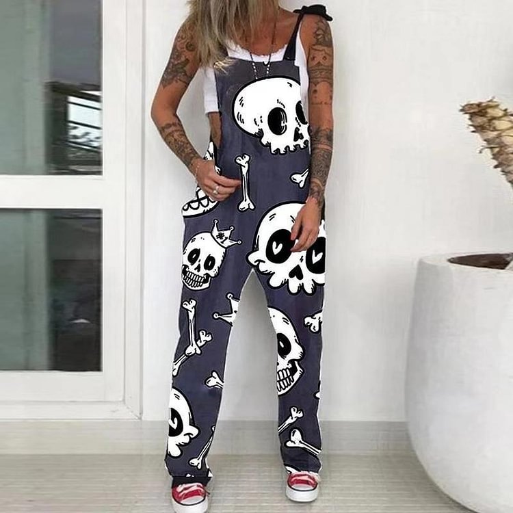 Women Long Casual Loose Overalls, Halloween jumpsuits