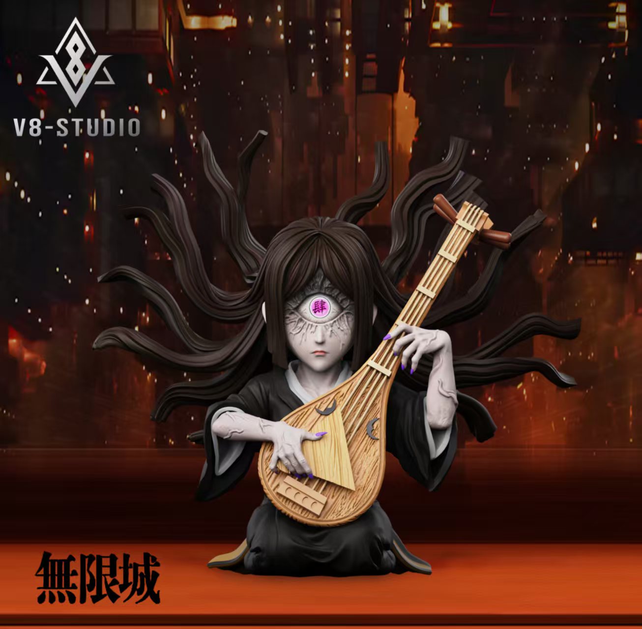 V8 Studio - Infinity Castle Arc 04 Nakime Statue(GK)-