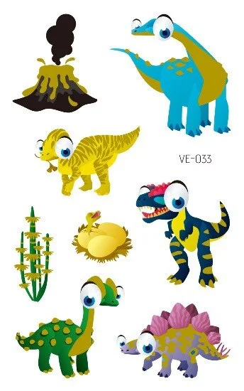 Cool Cartoon Temporary Red Card Tattoo Sticker for Boy Child Tattoo Kids Body Art Water Transfer Fake Tattoo Decals 120*75mm