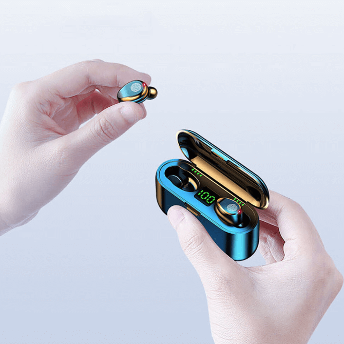 LED Touch Bluetooth Wireless Earbuds