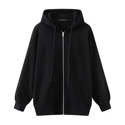 PUWD Oversize Women Thick Warm Hooded Jackets 2020 Winter Fashion Ladies Soft Cotton Long Coats Vintage Girls Chic Minimalism