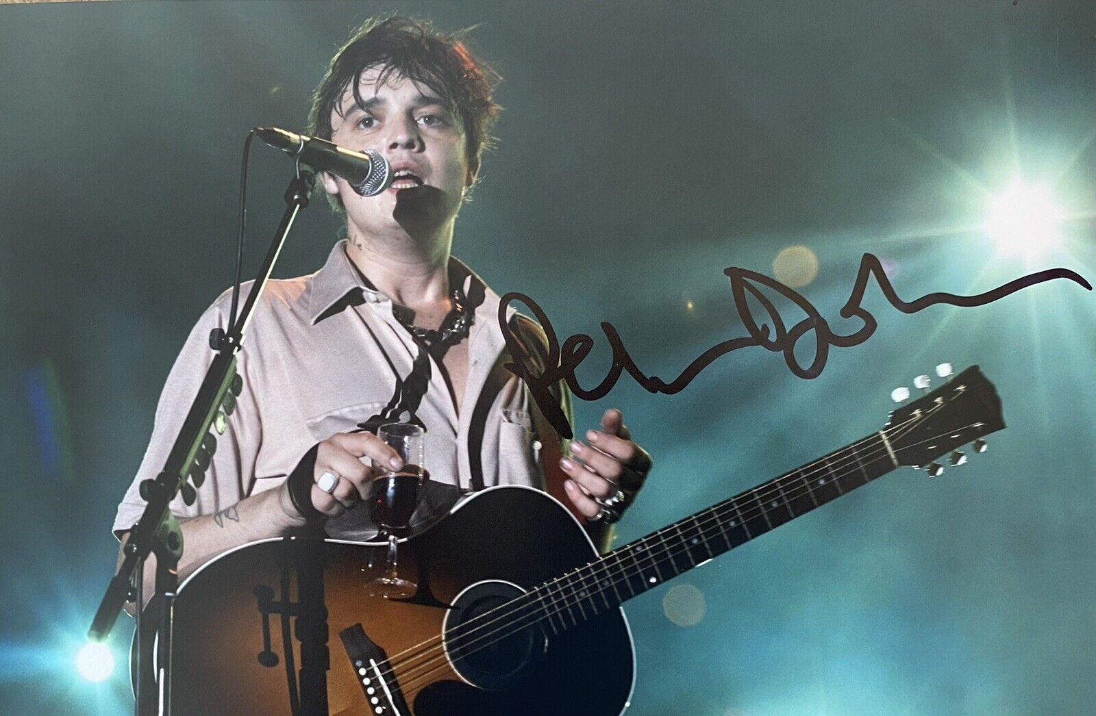 Pete Doherty Genuine Hand Signed 12x8 Photo Poster painting - The Libertines - Babyshambles - 3