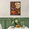 Butterfly Pumpkin Thanks Diamond Painting Kits for Adults Beginners 30x40cm
