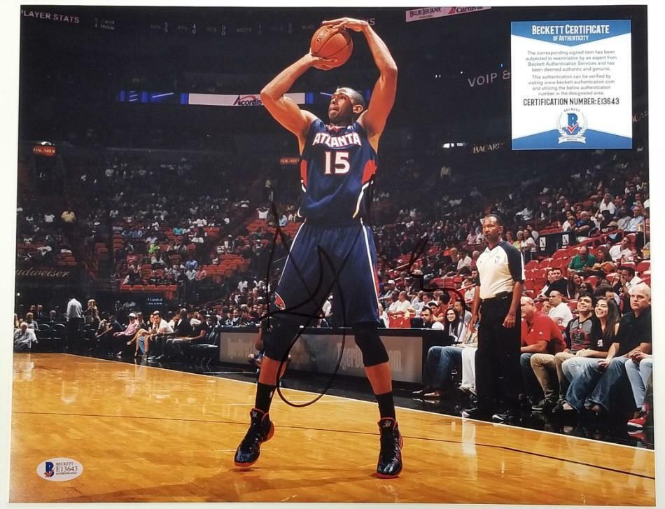 AL HORFORD Signed 11x14 Photo Poster painting Atlanta Hawks Auto ~ Beckett BAS COA