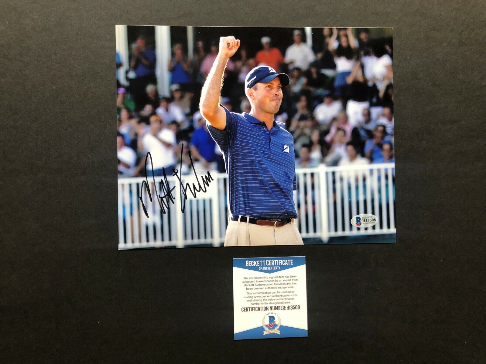 Matt Kuchar Hot! signed autographed PGA tour 8x10 Photo Poster painting Beckett BAS coa