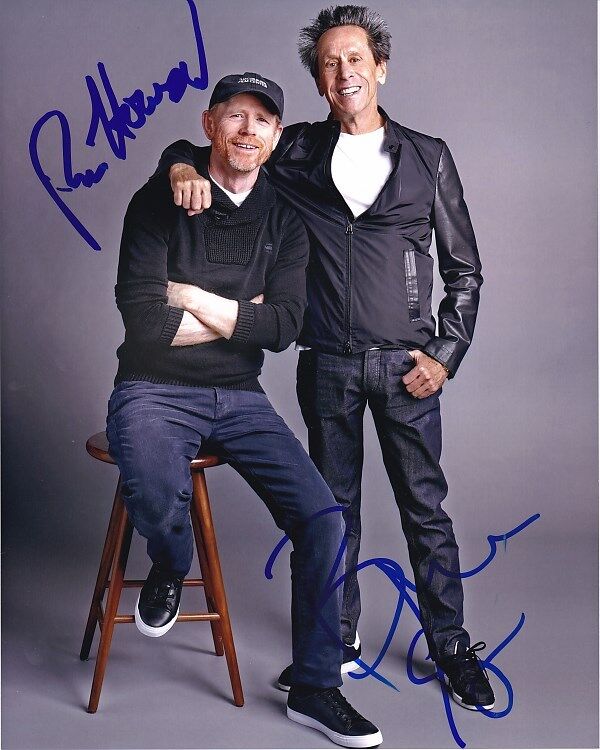 BRIAN GRAZER and RON HOWARD signed autographed 8x10 Photo Poster painting