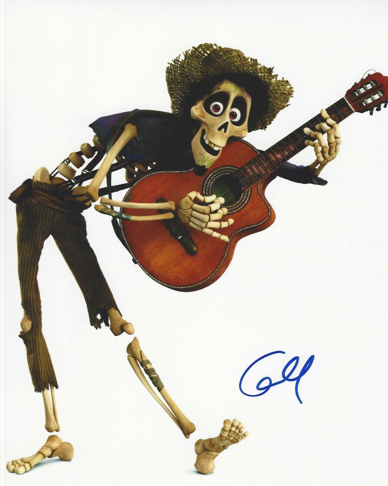 ACTOR GAEL GARCIA BERNAL SIGNED 'COCO' MOVIE 8x10 Photo Poster painting C w/COA HECTOR MUSEO