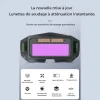 Lunettes de protection oculaire de soudage br&ucirc;lant