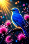 Luxury AB Velvet Diamond Painting Kit - Birds