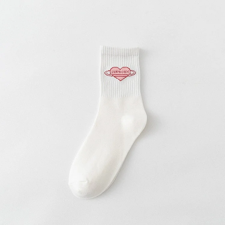 Japanese Harajuku Kawaii Heart Lolita Socks SP16723