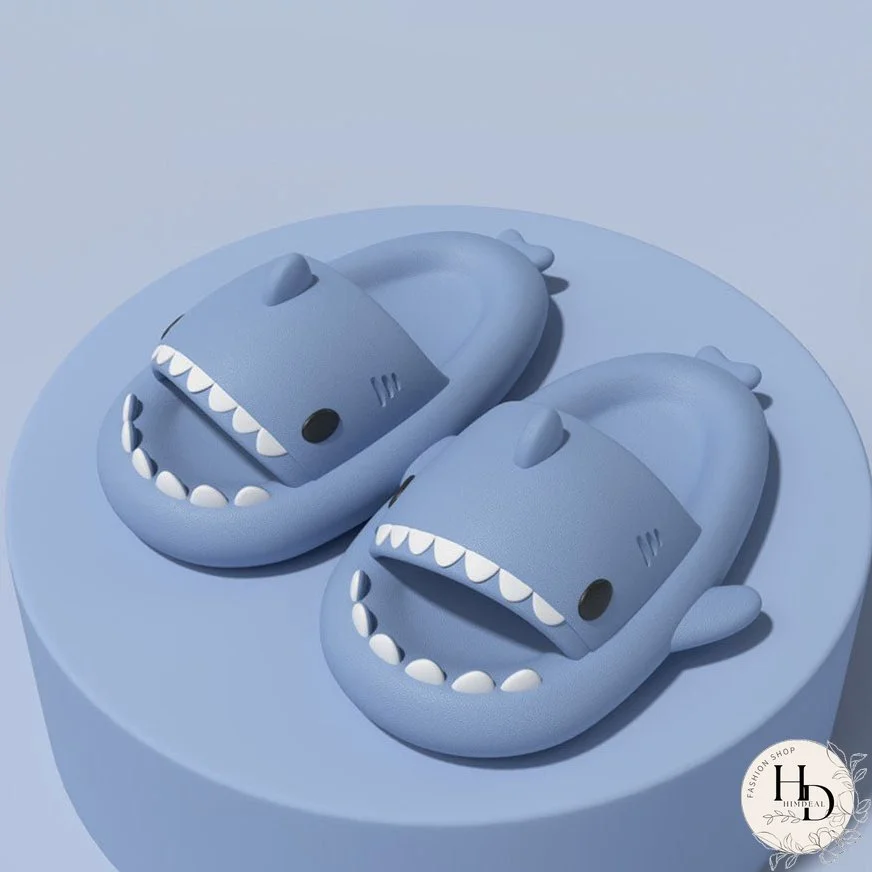 Chunky Platform Shark Shaped Slides
