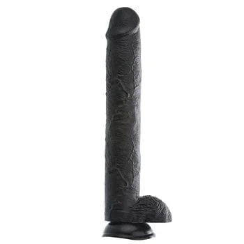 pornhint Pornhint Dark Rider 15 In. Dildo Black