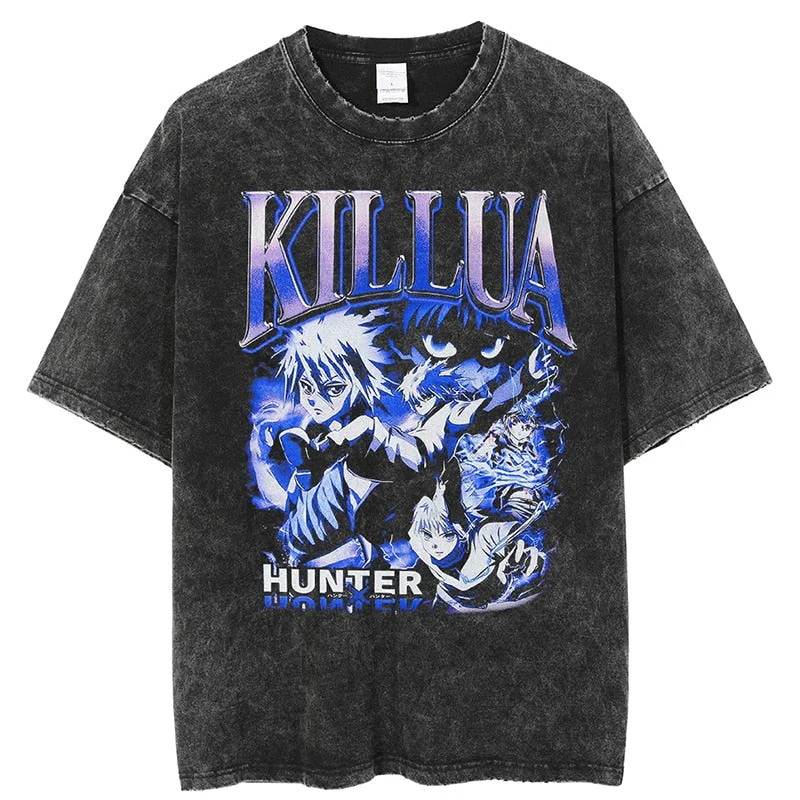 Outletsltd "Killua" Vintage Oversized T Shirt