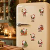 10PCS DIY Pearl Diamond Painting Christmas Fridge Magnets, Sparkling Rhinestone Refrigerator Magnet Craft Kit for Home Decor & Gifts