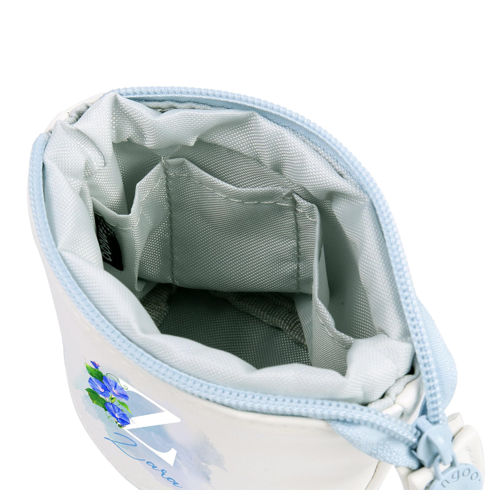 Personalised Pencil Case Custom Name & Letter & Birthday Flower Pen Pouch Back To School Gift for Kids-Jessemade AU