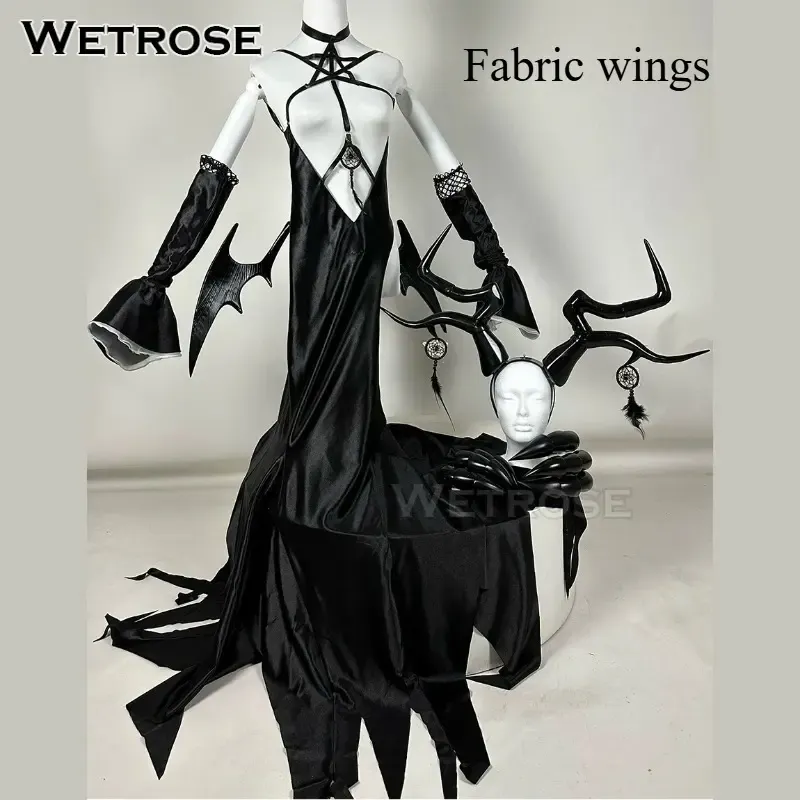[Wetrose] In Stock Azur Lane Owari Devil Dress Game Outfit Cosplay Costume Halloween 