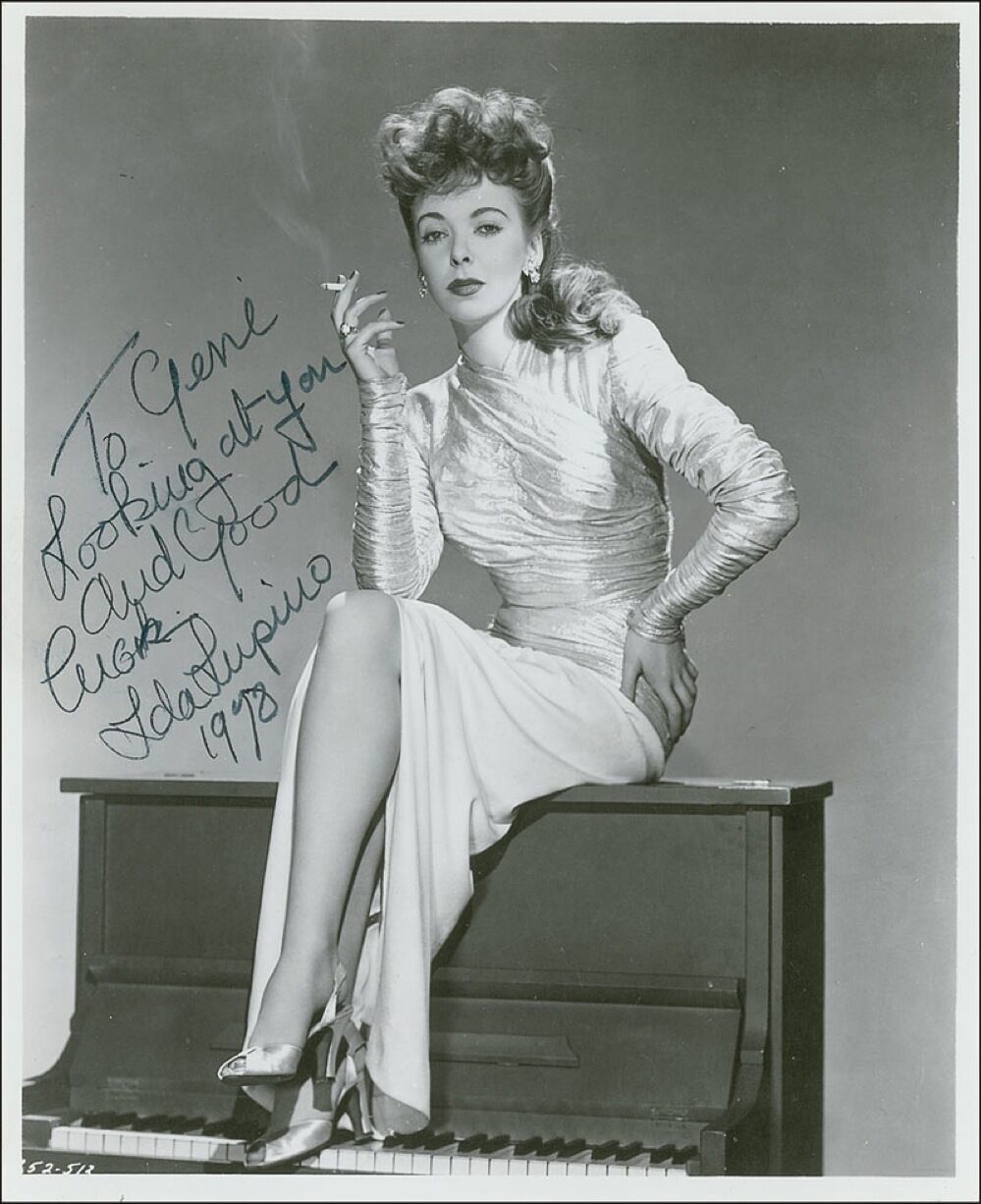 IDA LUPINO Autographed Photo Poster paintinggraph - Beautiful Sexy Film Actress - Preprint