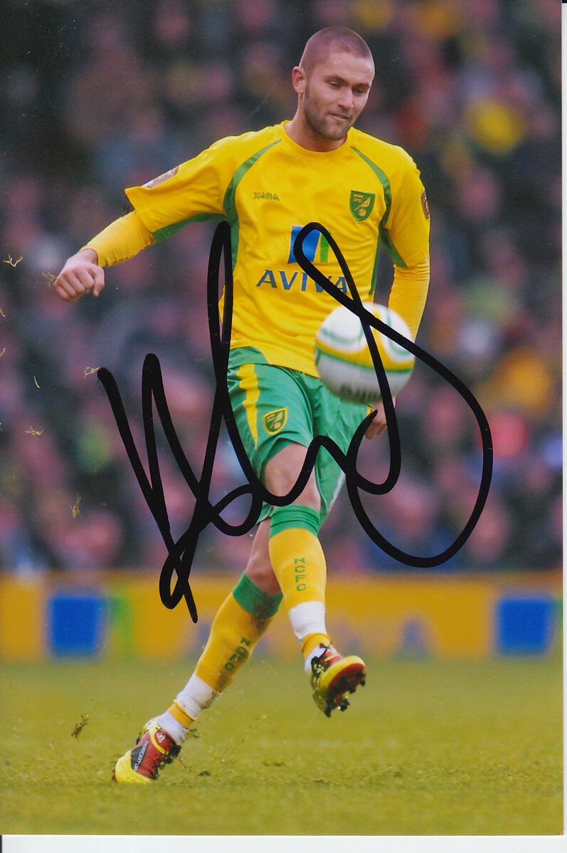 NORWICH CITY HAND SIGNED HENRI LANSBURY 6X4 Photo Poster painting 3.