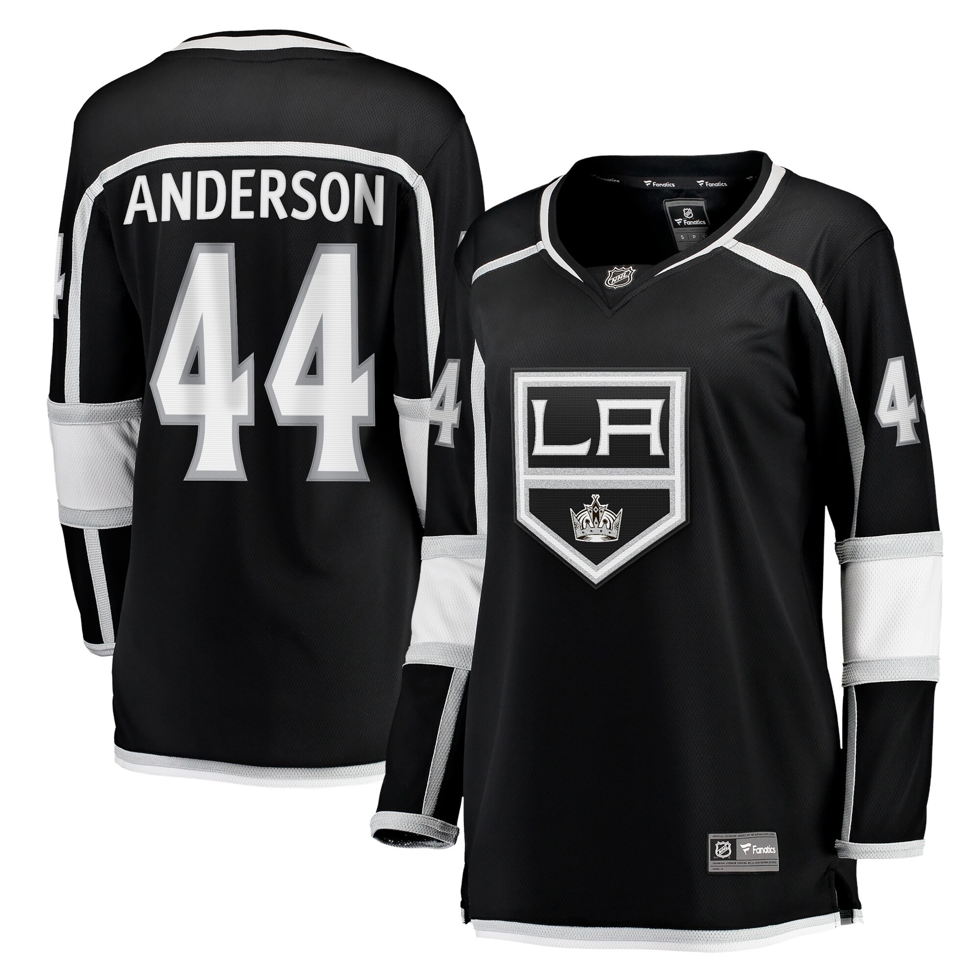 Mikey Anderson Los Angeles Kings Fanatics Women&rsquo;s Home Breakaway   Jersey &ndash; Black mysite