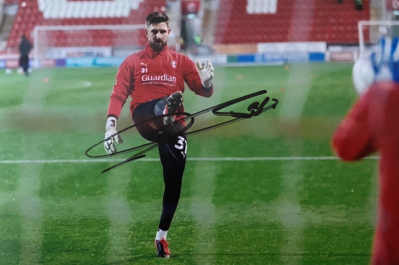 Josh Vickers Genuine Hand Signed Rotherham United 6X4 Photo Poster painting